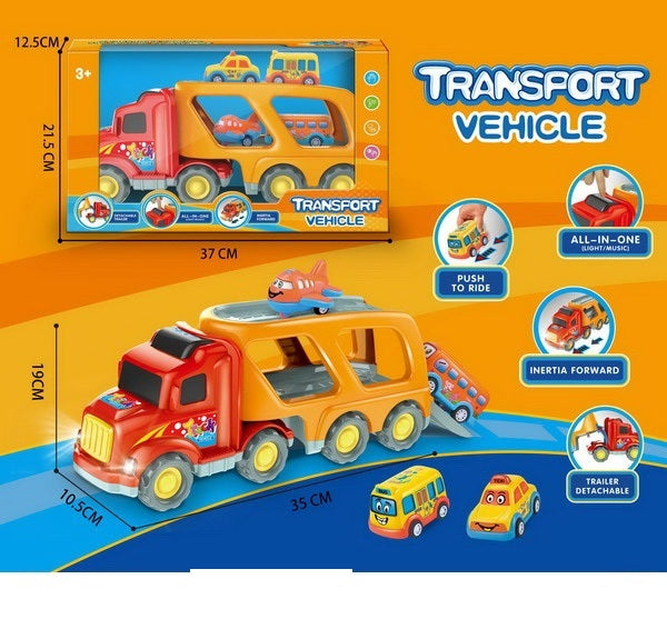 Transport Truck with 4 cars