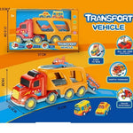 Transport Truck with 4 cars