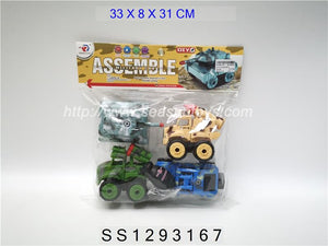 Engineering Toy Detachable Assembly  Vehicles