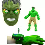 Hulk Figure with Mask and Gloves