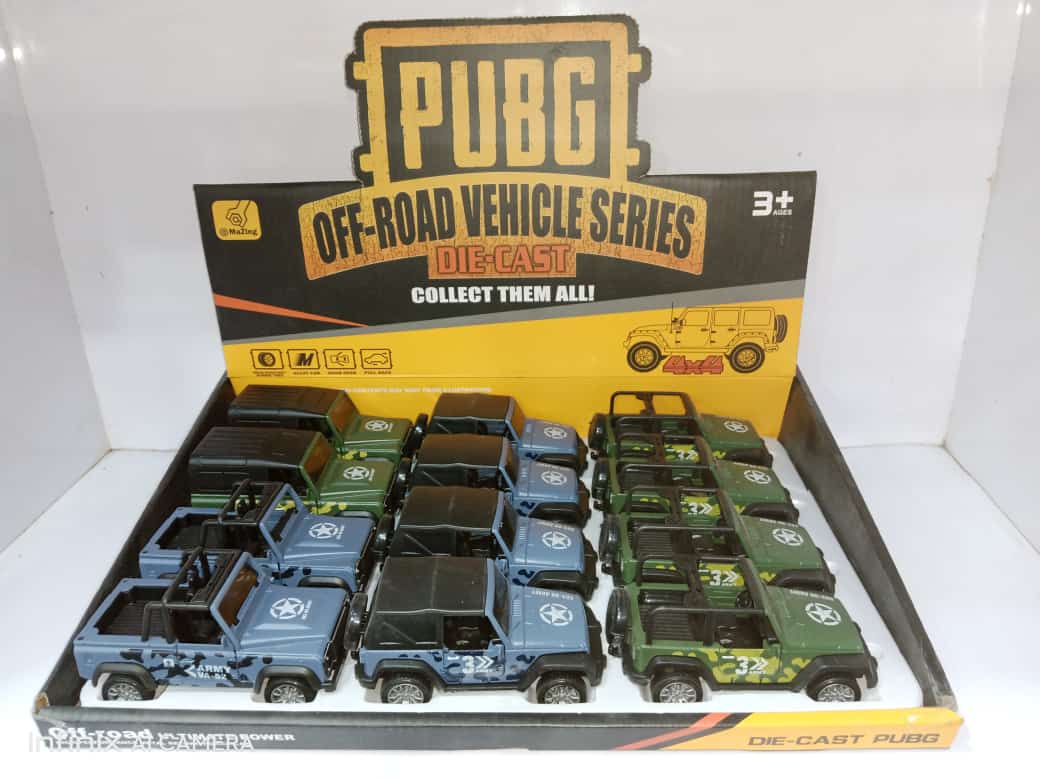 PUB-G Off road Vehicles Die cast