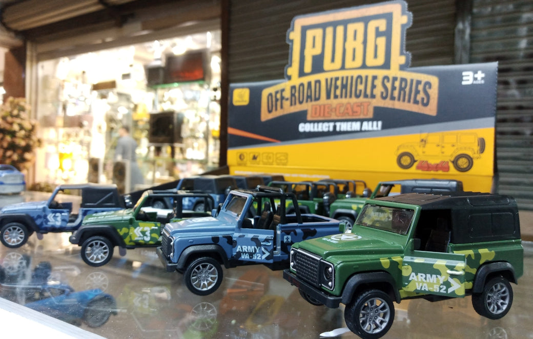 PUB-G Off road Vehicles Die cast